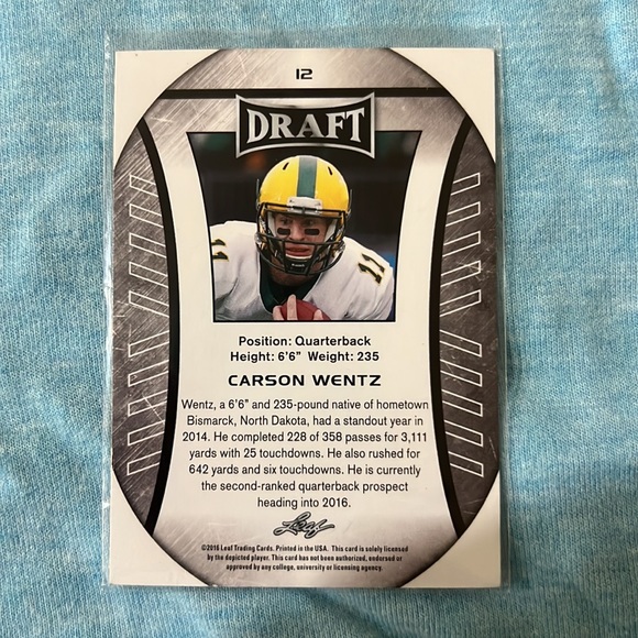 College football card - Picture 2 of 2